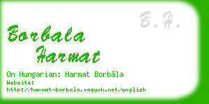 borbala harmat business card
